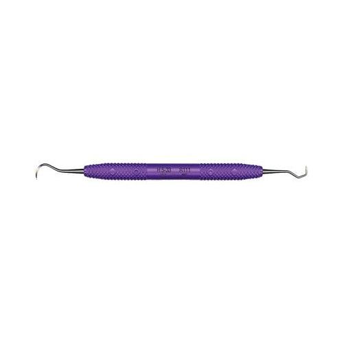 PDT R111 Cruise Line H5/33 Double End Sickle Scaler Purple Resin Handle PDT R111 Cruise Line H5/33 Double End Sickle Scaler Purple Resin Handle